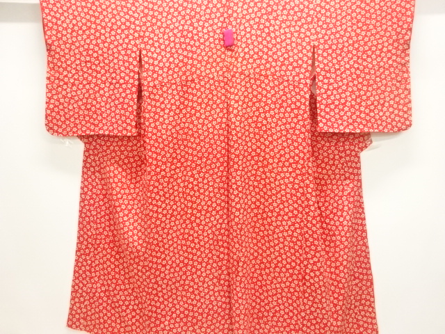 JAPANESE KIMONO / ANTIQUE HITOE JUBAN / UME PATTERN